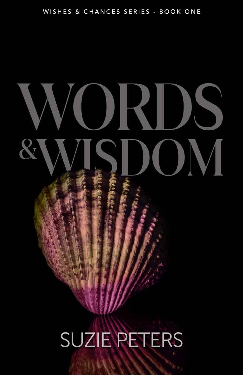 Front cover of Words and Wisdom by Suzie Peters.